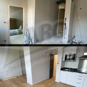 RÉNOVATION D'UN IMMEUBLE COMPLET AVEC LA CRÉATION DE 7 LOGEMENTS