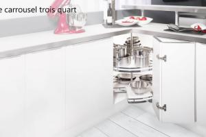 ÉLÉMENTS BAS D'ANGLE DANS VOTRE CUISINE AVEC LARO AMÉNAGEMENT D’INTÉRIEUR