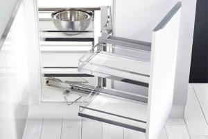 ÉLÉMENTS BAS D'ANGLE DANS VOTRE CUISINE AVEC LARO AMÉNAGEMENT D’INTÉRIEUR