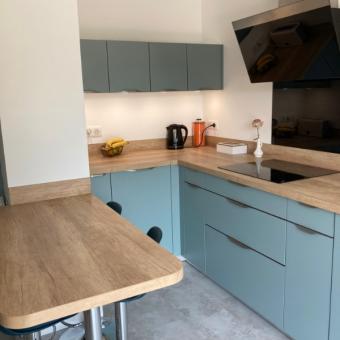 Nouvelle réalisation par LARO, entreprise de rénovation d’intérieur et cuisiniste à Caen