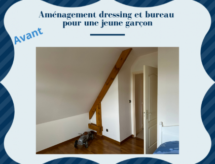Aménagement d'une chambre pour un jeune garçon par Laro