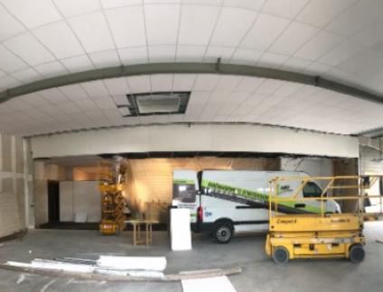 REALISATION DE PLAFOND POUR COMMERCE A OUISTREHAM PAR LARO 