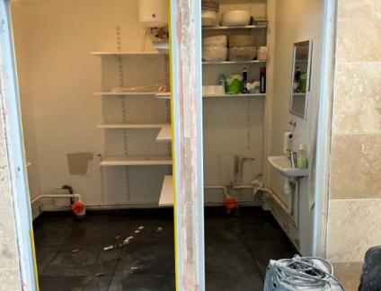 Nouvelle réalisation par LARO, réhabilitation d'un magasin de fleurs