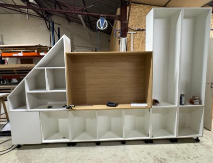 Aménagement sur mesure dans notre atelier chez Laro Aménagement d'interieur