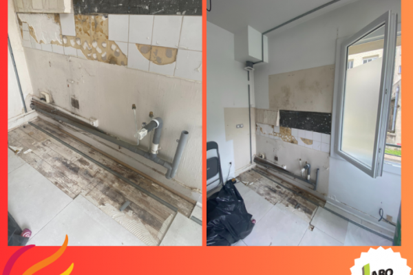 Rénovation d'un appartement à Caen par Laro Aménagement d'intérieur