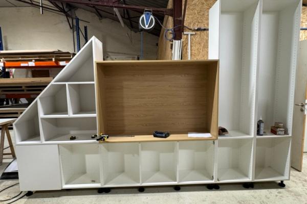 Aménagement sur mesure dans notre atelier chez Laro Aménagement d'interieur