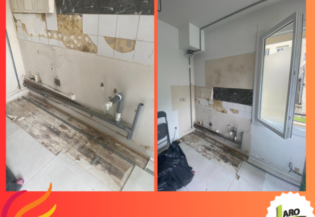 Rénovation d'un appartement à Caen par Laro Aménagement d'intérieur