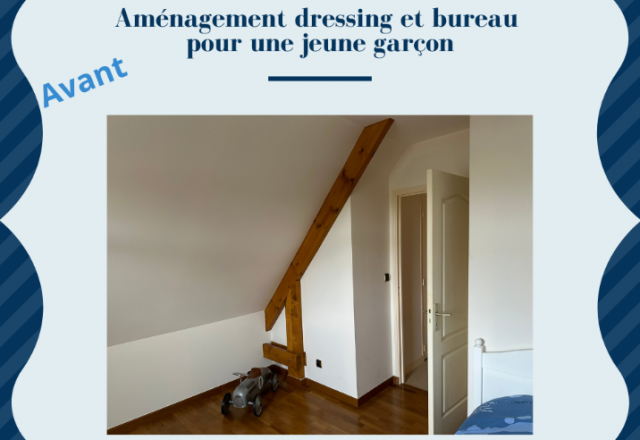 Aménagement d'une chambre pour un jeune garçon par Laro