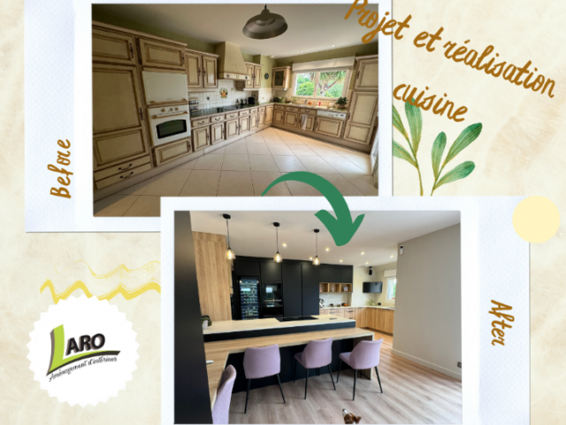 Réalisation d'une cuisine Chic & élégante sur mesure