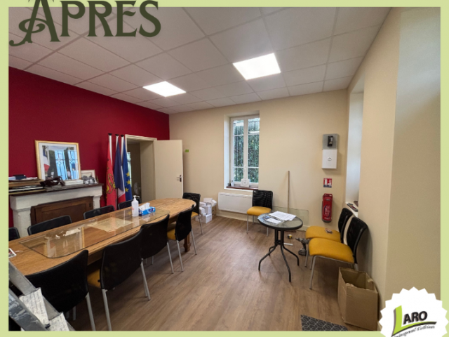 Travaux dans un bâtiment municipal par Laro Aménagement d'interieur