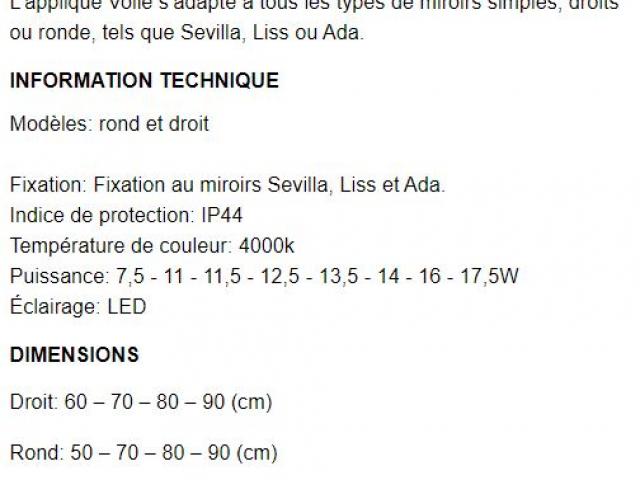 Retrouvez notre large choix d'appliques chez Laro