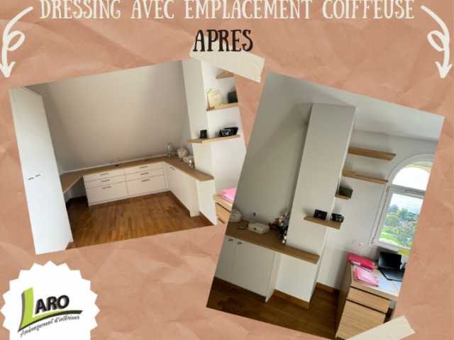 Aménagement d'une chambre pour jeune fille sur mesure par Laro
