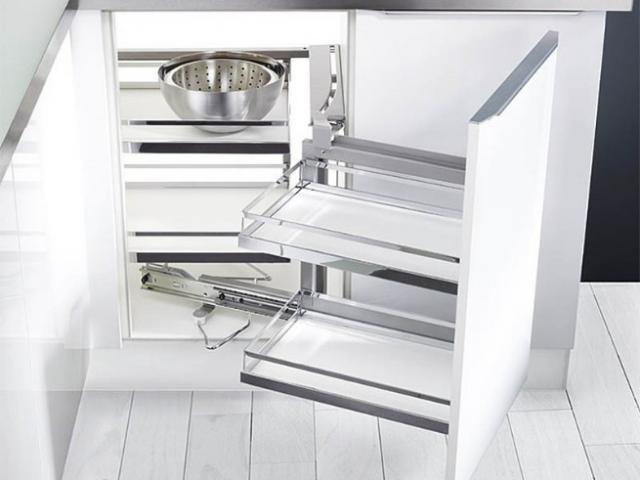 ÉLÉMENTS BAS D'ANGLE DANS VOTRE CUISINE AVEC LARO AMÉNAGEMENT D’INTÉRIEUR