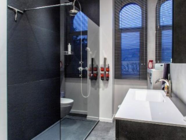 MEUBLE DE SALLE DE BAIN FUTURA STRATIFIÉ BÉTON FONCÉ