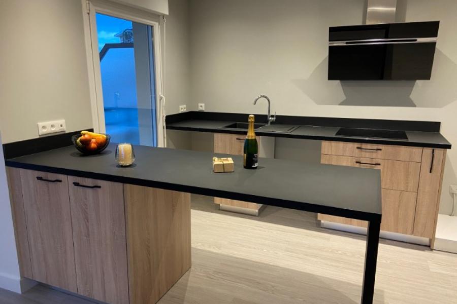RÉAMÉNAGEMENT D'UN ESPACE DE VIE DANS UN APPARTEMENT DE CAEN