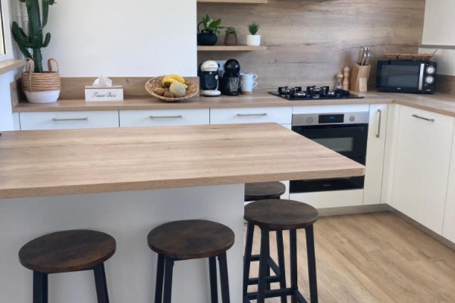Nouvelle réalisation par LARO, entreprise de rénovation d’intérieur et cuisiniste à Caen