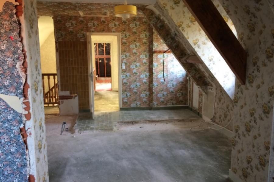 RENOVATION COMPLETE DE MAISON A BIEVILLE BEUVILLE PAR LARO AMENAGEMENT