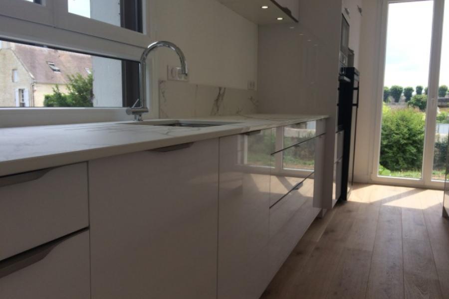 RENOVATION COMPLETE DE MAISON A BIEVILLE BEUVILLE PAR LARO AMENAGEMENT